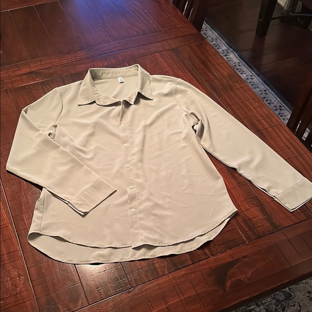 Mint Button-Up Shirt